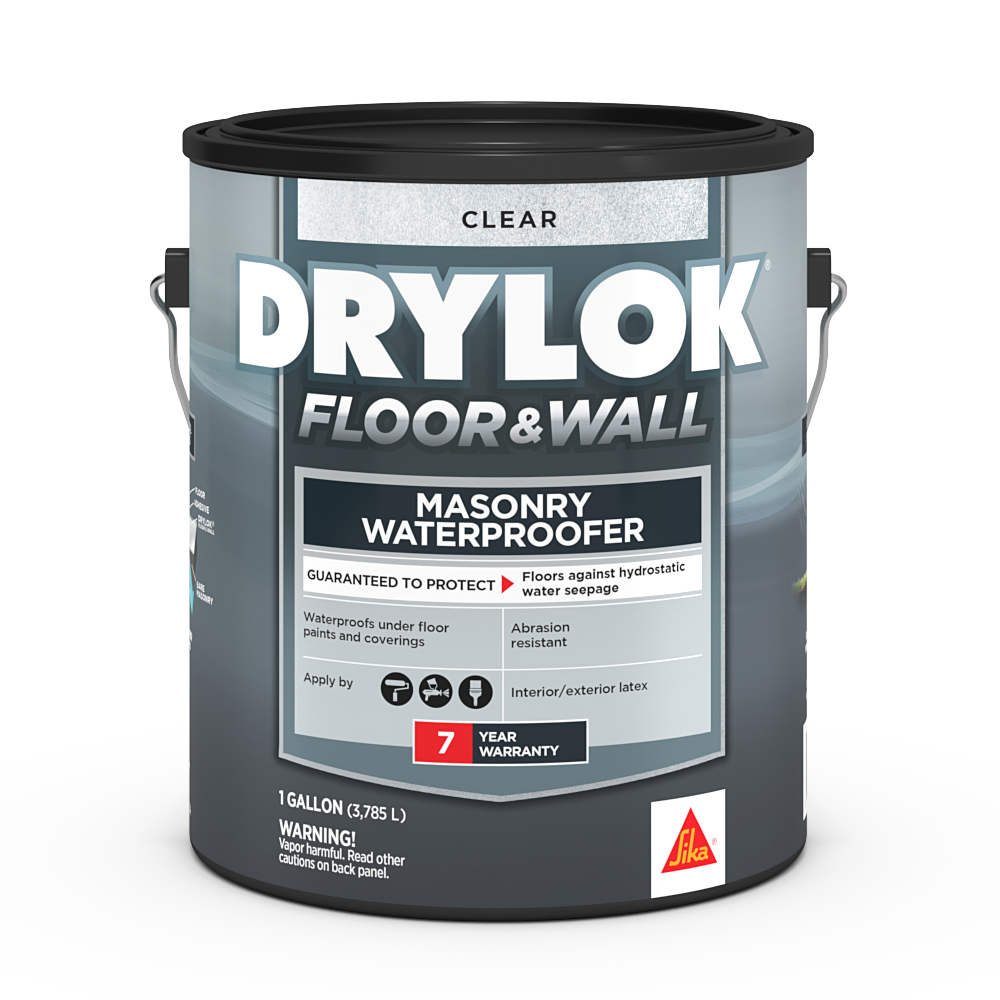 Can You Paint Over Drylok Pro Drylok Floor Wall Masonry Waterproofer